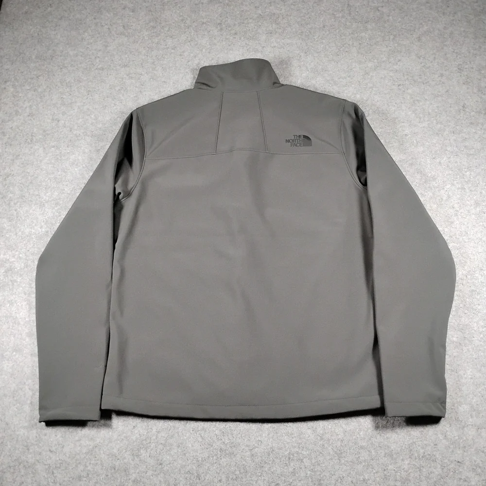 The North Face Apex Barrier Jacket Men's Medium Gray Windwall Softshell NF0A3LGT